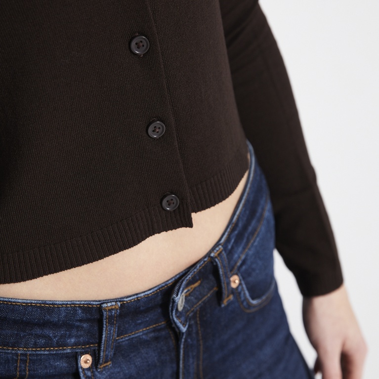 Fine-knit cardigan "Stine"